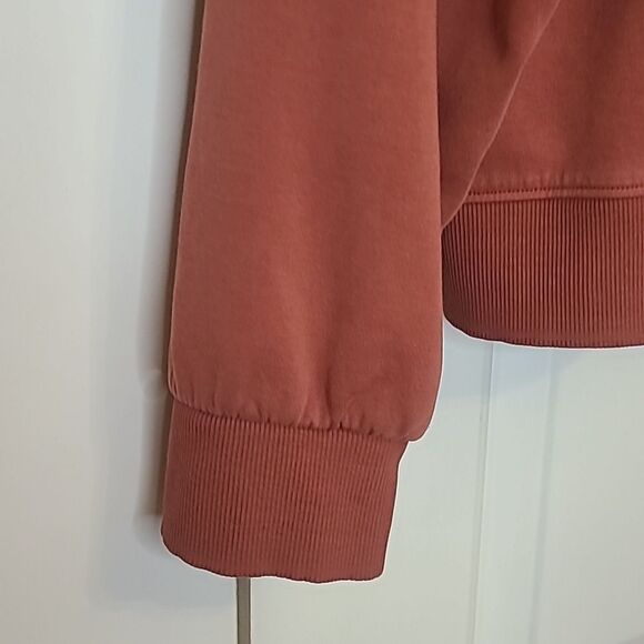 Athleta Crewneck Sweatshirt Burnt Red Size XL - Picture 4 of 10
